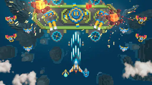 Sky Wings VIP : Pixel Fighters screenshot 7