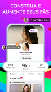 Smule: Karaoke & Grave Músicas screenshot 3