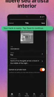 SoundCloud - música e áudio screenshot 6