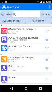 SplashID Password Manager screenshot 1