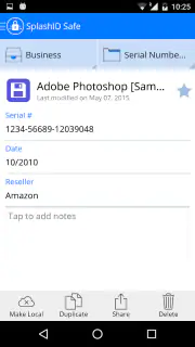 SplashID Password Manager screenshot 2