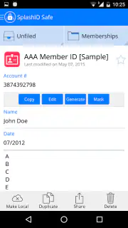 SplashID Password Manager screenshot 3