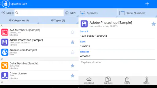 SplashID Password Manager screenshot 8