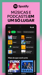 Spotify: música e podcasts screenshot 1