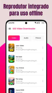 SSS: TT Video Downloader HD screenshot 4