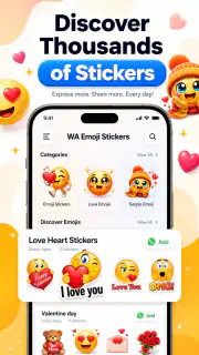 Stickers & Emoji for WhatsApp screenshot 2