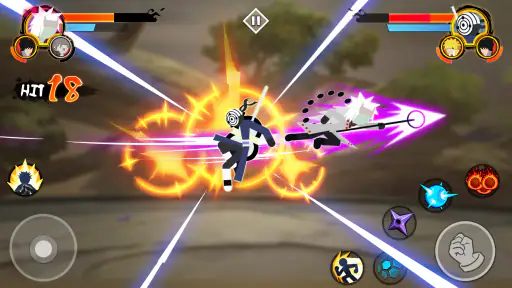 Stickman Ninja 3v3 Battle screenshot 2