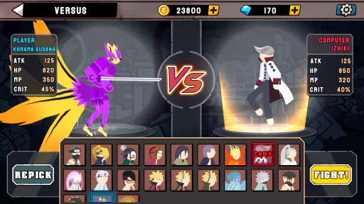Stickman Ninja Fight screenshot 8