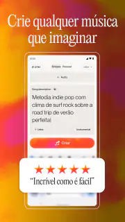Suno - Criar Música com IA screenshot 1