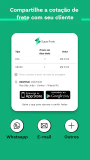 SuperFrete: Calcular Correios screenshot 4