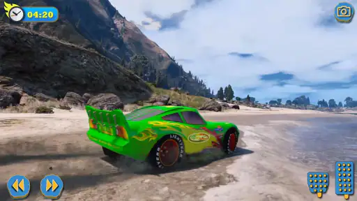 Superhero cars racing screenshot 1