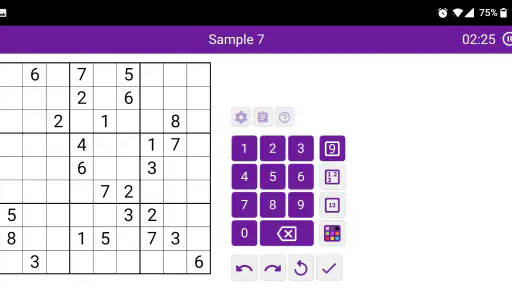 Sven's SudokuPad screenshot 5
