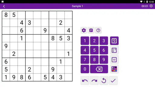 Sven's SudokuPad screenshot 7