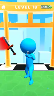 Sword Play! Jogo de ninja 3D screenshot 1