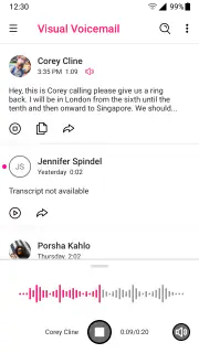 T-Mobile Visual Voicemail screenshot 3