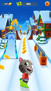 Talking Tom: Corrida do Ouro screenshot 1