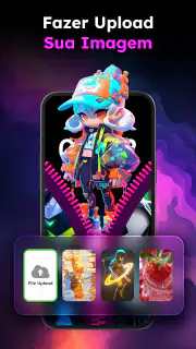 Tela de Bloqueio Zíper Tema screenshot 5