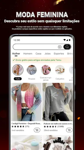 Temu:Compre como um bilionário screenshot