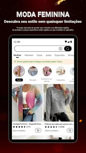Temu:Compre como um bilionário screenshot