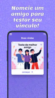 Teste de BFF -Quiz para Amigos screenshot 1
