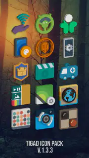 Tigad Pro Icon Pack screenshot 1