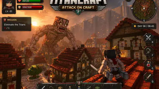 TITANCRAFT : Attack On Craft screenshot 1