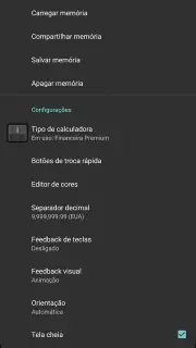 Touch RPN Calculadora screenshot 6