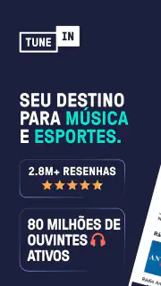 TuneIn Rádio: Música, Esportes screenshot 1