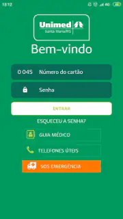 Unimed SM Beneficiário screenshot 1