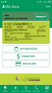 Unimed SM Beneficiário screenshot 2
