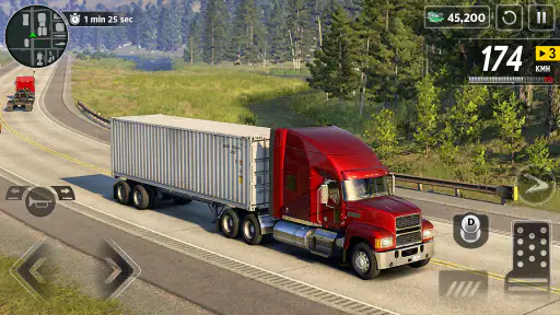 US Cargo Truck Driving Games screenshot 1