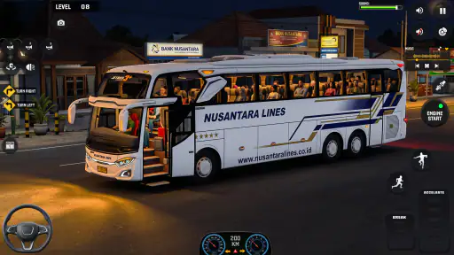 US Highway Bus drive 3D Game screenshot 3