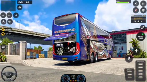 US Highway Bus drive 3D Game screenshot 6