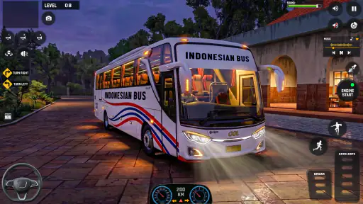 US Highway Bus drive 3D Game screenshot 7