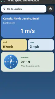 Velocidade e direção do vento screenshot 3