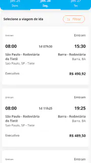 Viação Emtram screenshot 2