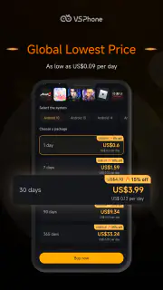 VSPhone - Android Cloud Phone screenshot 1