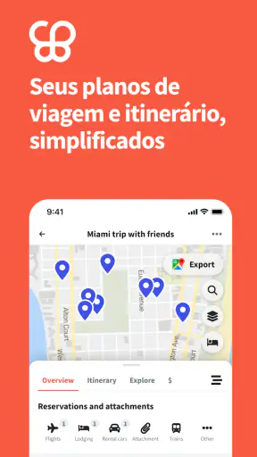 Wanderlog Organizador viagens screenshot