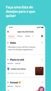 Wanderlog Organizador viagens screenshot 5