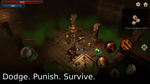 Warrior In Dungeon: Action RPG screenshot 1