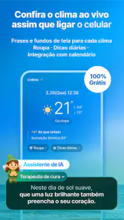 WeatherPop Português (+alarme) screenshot 1