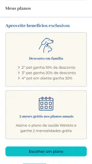 WeVets: Plano de Saúde Pet screenshot 5