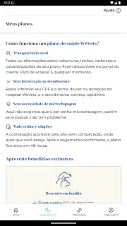 WeVets: Plano de Saúde Pet screenshot 7