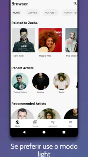 Whatlisten: Player de música screenshot 4