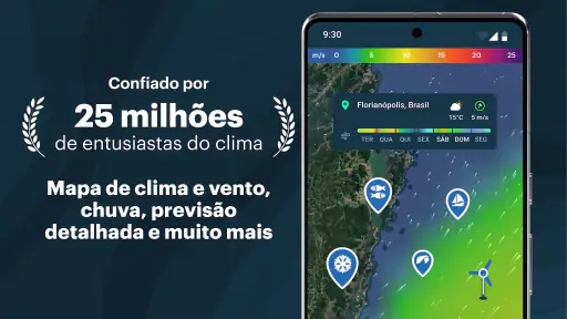 Windy: previsão de surf e vela screenshot