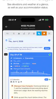 Wise Pilgrim Camino Francés screenshot 2