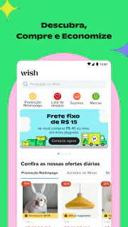 Wish: compre e economize screenshot 1