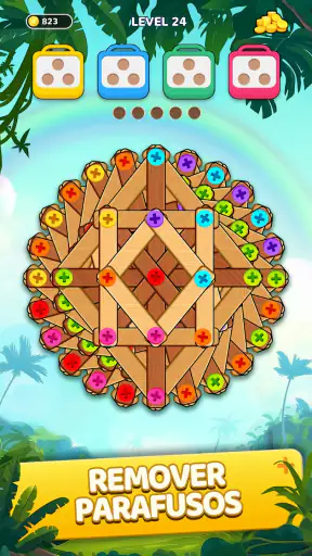 Woodle Screw Jam: Nuts & Bolts screenshot