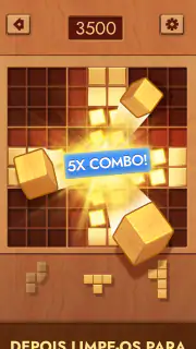 Woodoku - Blocos de madeira screenshot 2