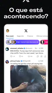 X (Antigo Twitter) screenshot 1